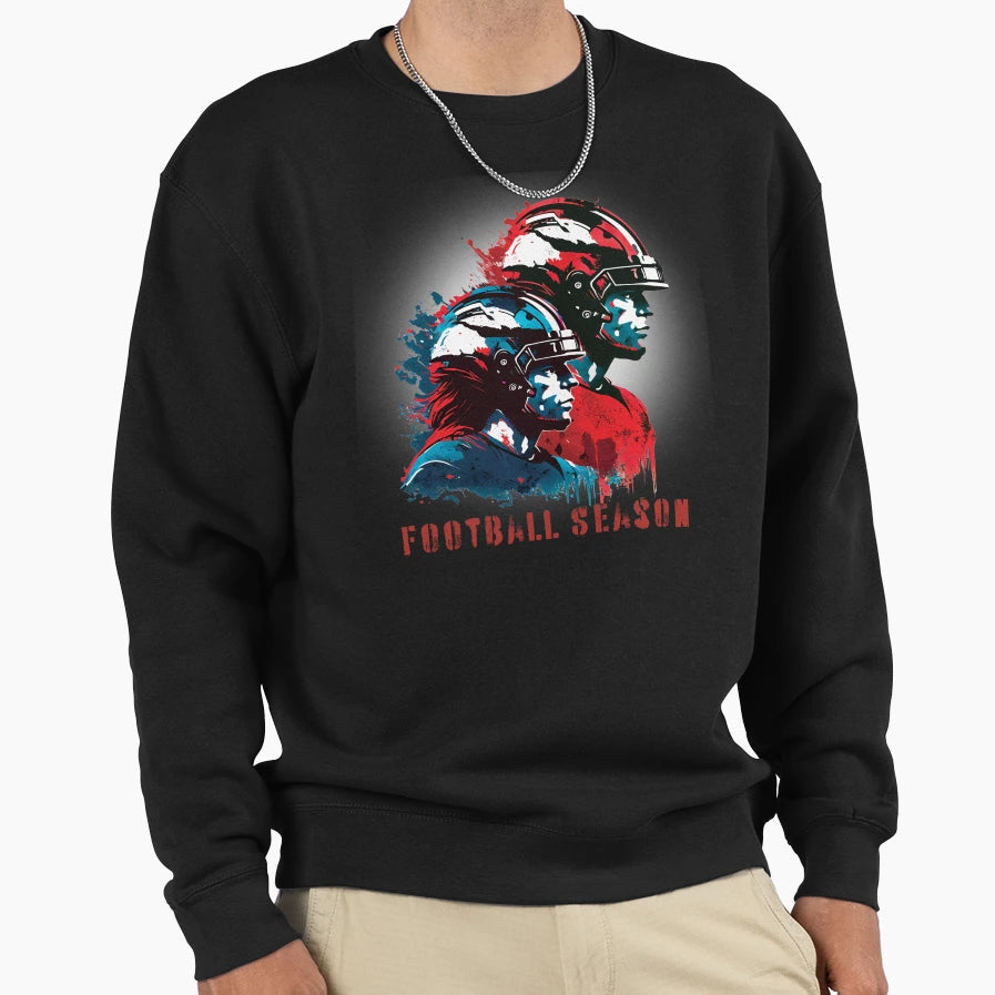 Football Season Sweatshirt - Fun Novelty Design Men Women - T-Shirt, Sweatshirt, Hoodie