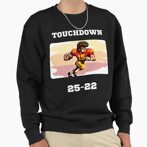 Throwback Football Sweatshirt - Aesthetic Graphic Unisex - T-Shirt, Sweatshirt, Hoodie