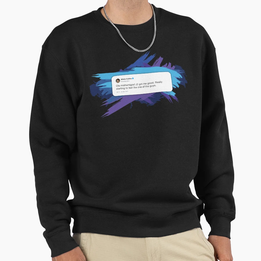 Ola Mishamigos Blue Sweatshirt - Unique Graphic Men Women - T-Shirt, Sweatshirt, Hoodie