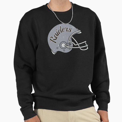 Raiders Helmet Sweatshirt - Minimalist Print Men Women - T-Shirt, Sweatshirt, Hoodie