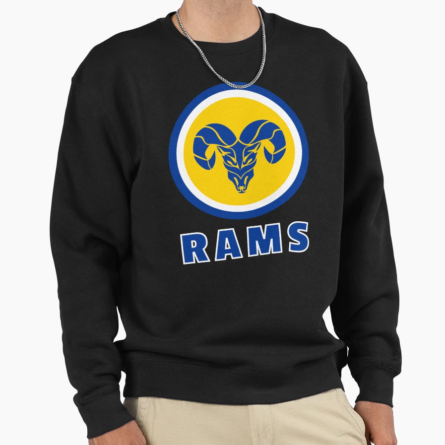 Rams Football La Los Angeles Sweatshirt - Casual Everyday Wear Men Women - T-Shirt, Sweatshirt, Hoodie