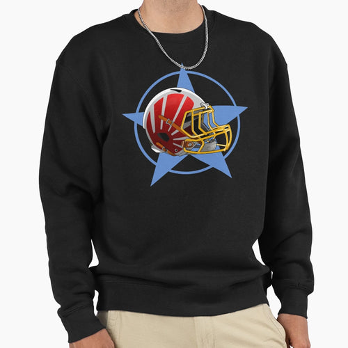 American Football Helmet Sweatshirt - Aesthetic Graphic Unisex - T-Shirt, Sweatshirt, Hoodie