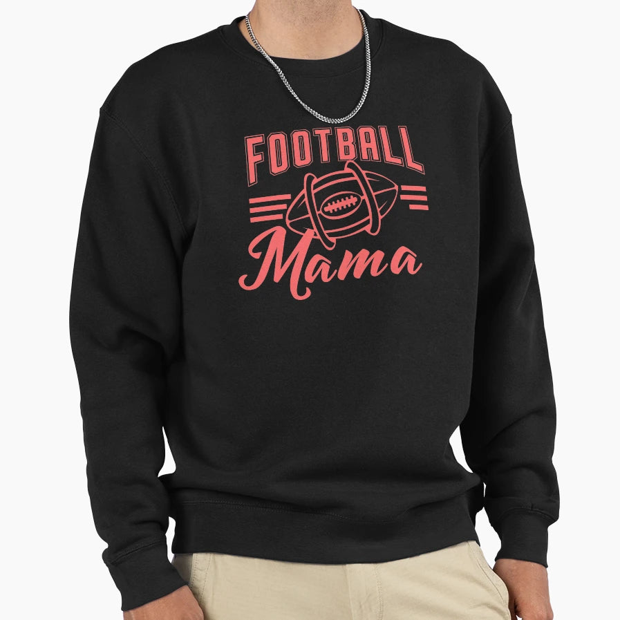 Football Mama Combi Sweatshirt - Aesthetic Graphic Men Women - T-Shirt, Sweatshirt, Hoodie