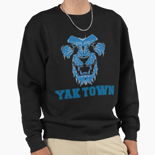 Yak Town Michigan Lion Sweatshirt - Unique Graphic Unisex - T-Shirt, Sweatshirt, Hoodie