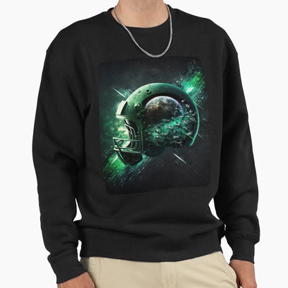 American Football Space Sweatshirt - Unique Graphic for Adults - T-Shirt, Sweatshirt, Hoodie