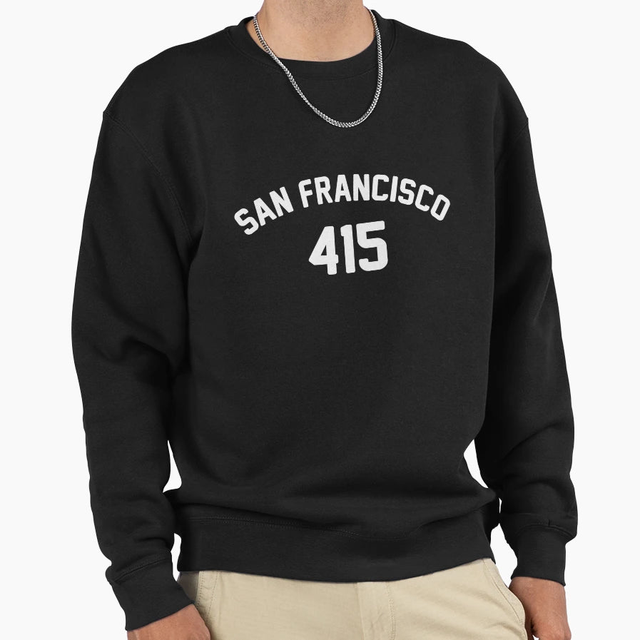 San Francisco 415 Sweatshirt - Graphic Print for Adults - T-Shirt, Sweatshirt, Hoodie