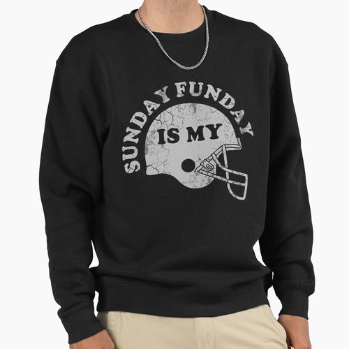 Sunday Is My Funday Football Sweatshirt - Minimalist Print Unisex - T-Shirt, Sweatshirt, Hoodie