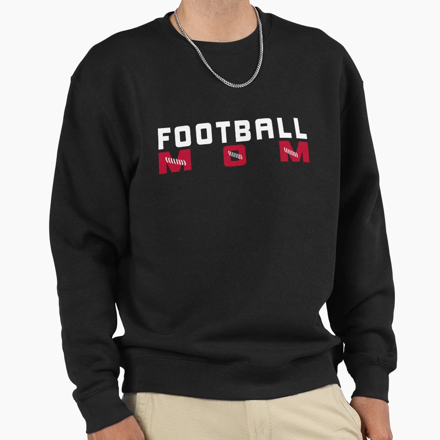 Football Mom Mom Life Football Game Day Sweatshirt - Graphic Print Unisex - T-Shirt, Sweatshirt, Hoodie