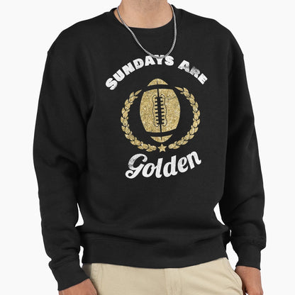 Trending Football Sundays Are Golden Sweatshirt - Minimalist Print Unisex - T-Shirt, Sweatshirt, Hoodie