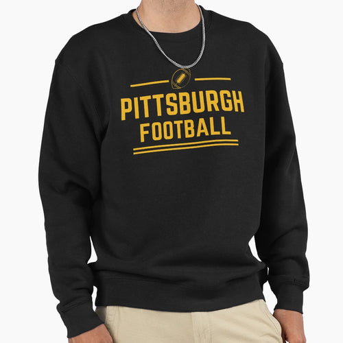Pittsburgh Football 412 Sweatshirt - Casual Everyday Wear Unisex - T-Shirt, Sweatshirt, Hoodie