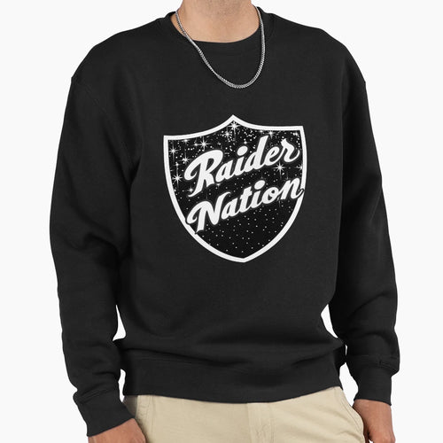 Raider Nation Shield Stars 2 Sweatshirt - Minimalist Print Men Women - T-Shirt, Sweatshirt, Hoodie