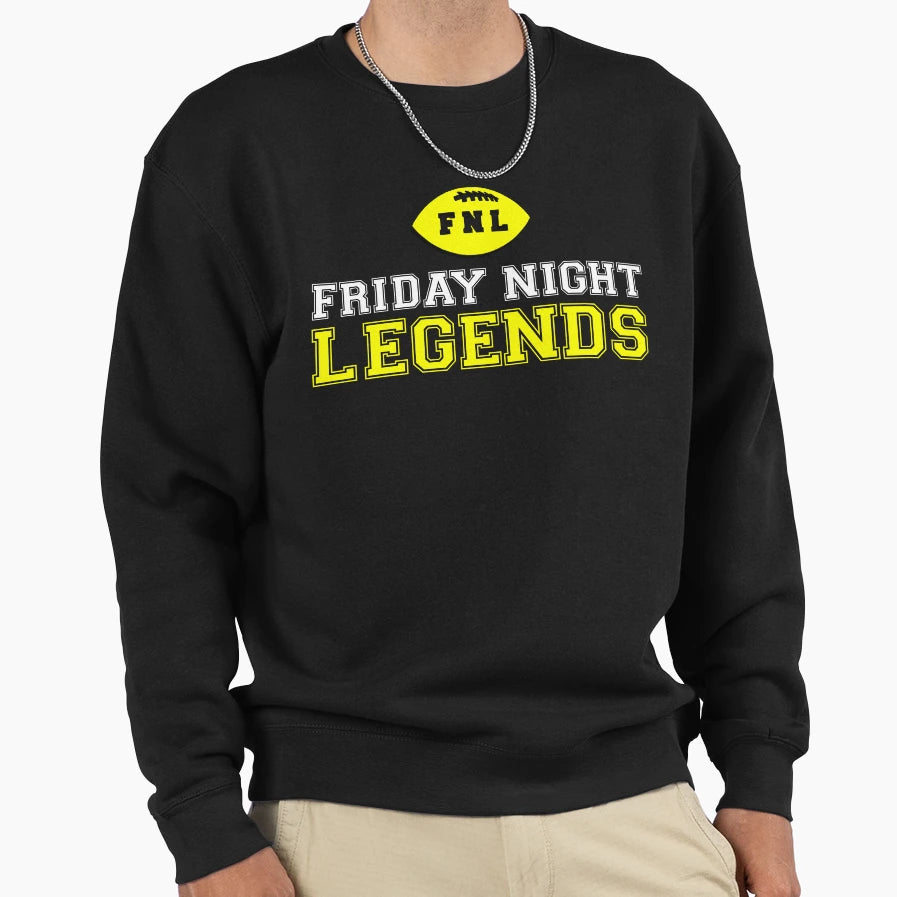 Friday Night Legends High School Sweatshirt - Minimalist Print Men Women - T-Shirt, Sweatshirt, Hoodie