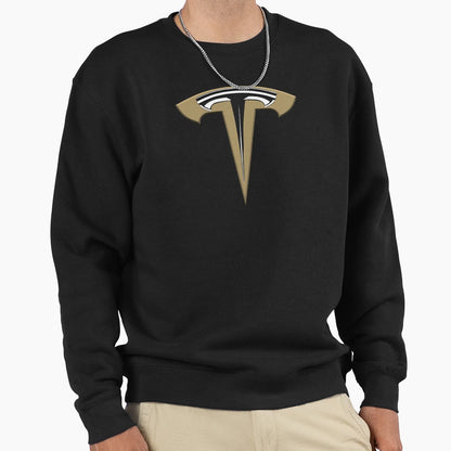 Tesla Logo Sweatshirt - Trendy Graphic for Adults - T-Shirt, Sweatshirt, Hoodie