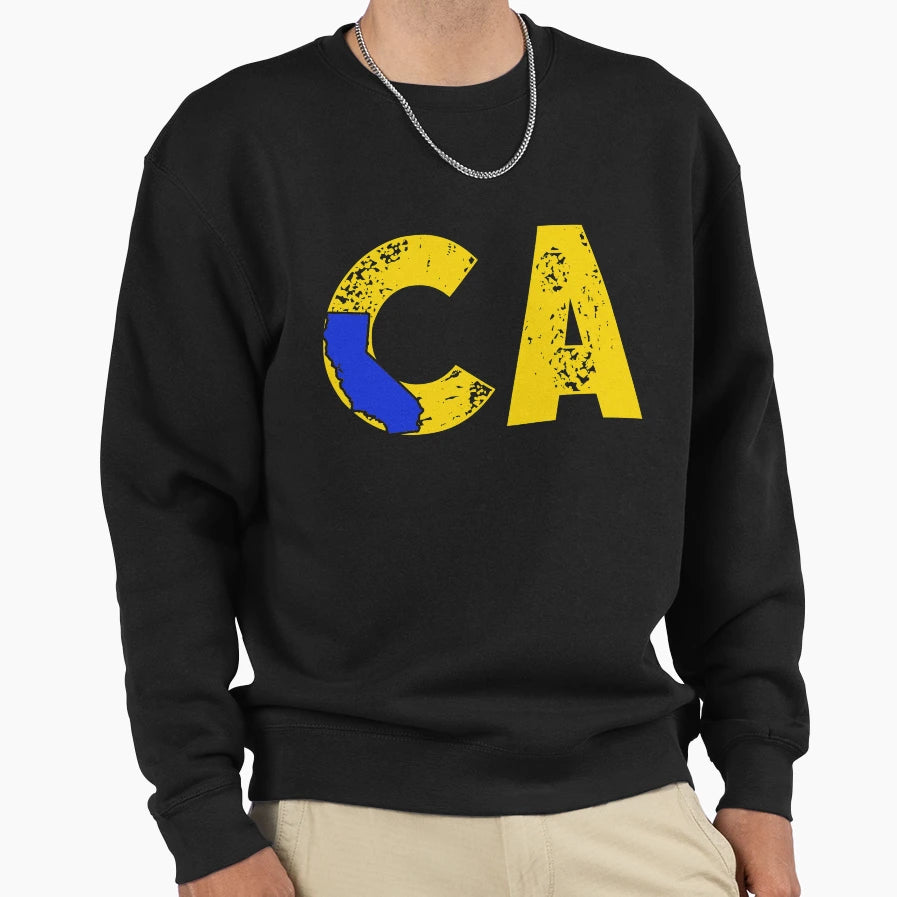 California Ca Golden State Sweatshirt - Custom Art Print for Adults - T-Shirt, Sweatshirt, Hoodie