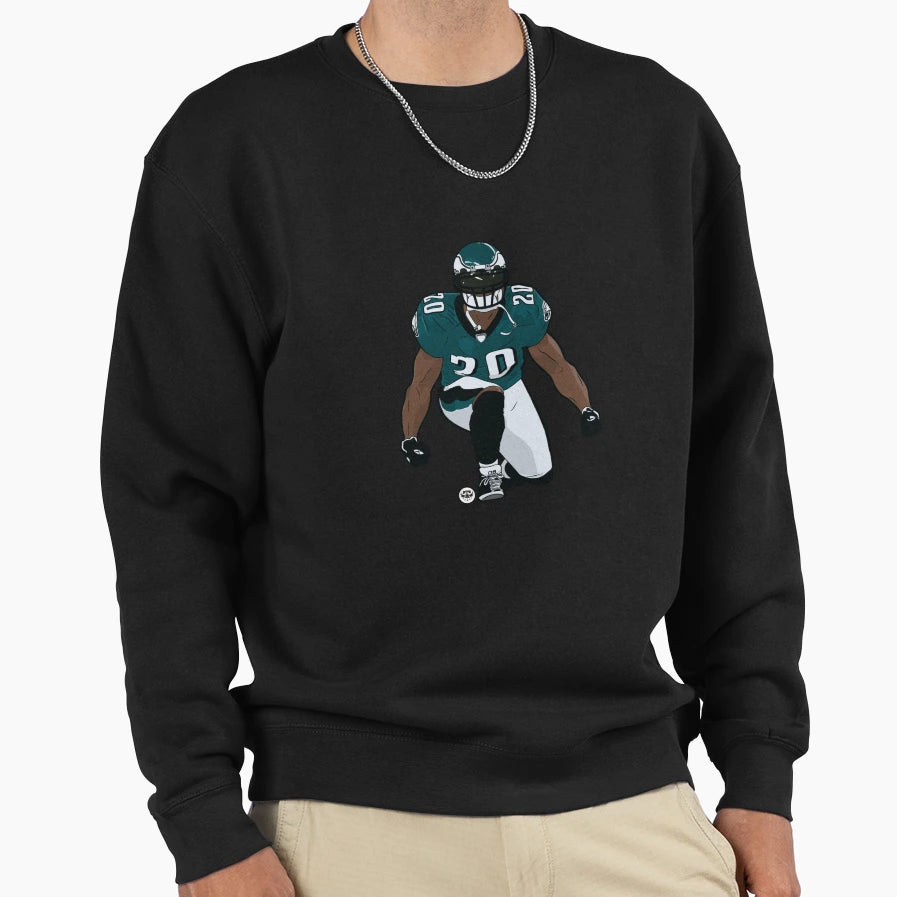 Weapon X Brian Dawkins Sweatshirt - Novelty Apparel for Adults - T-Shirt, Sweatshirt, Hoodie