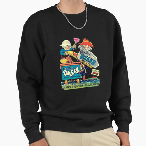 Oilers Bills Sweatshirt - Casual Everyday Wear Unisex - T-Shirt, Sweatshirt, Hoodie