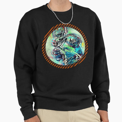 American Football Quarterback Sweatshirt - Graphic Print Unisex - T-Shirt, Sweatshirt, Hoodie