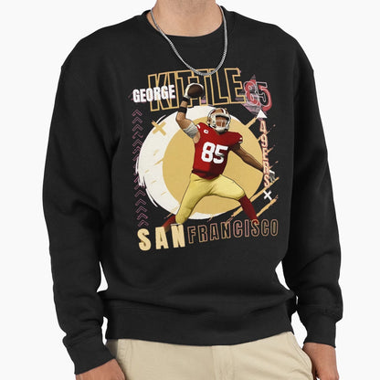 George Krieger Sport Kittle Heart Sweatshirt - Trendy Graphic Men Women - T-Shirt, Sweatshirt, Hoodie