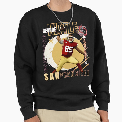 George Krieger Sport Kittle Heart Sweatshirt - Trendy Graphic Men Women - T-Shirt, Sweatshirt, Hoodie