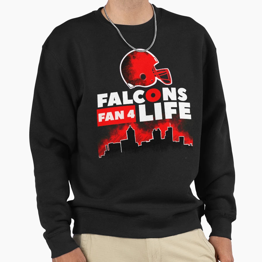 Falcons 4 Life V2 Sweatshirt - Unique Graphic Unisex - T-Shirt, Sweatshirt, Hoodie