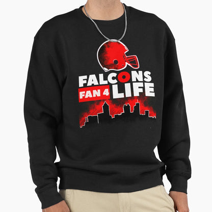 Falcons 4 Life V2 Sweatshirt - Unique Graphic Unisex - T-Shirt, Sweatshirt, Hoodie