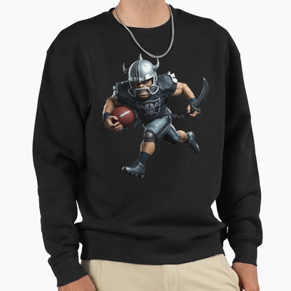Raiders Warrior Football Sweatshirt - Casual Everyday Wear for Adults - T-Shirt, Sweatshirt, Hoodie