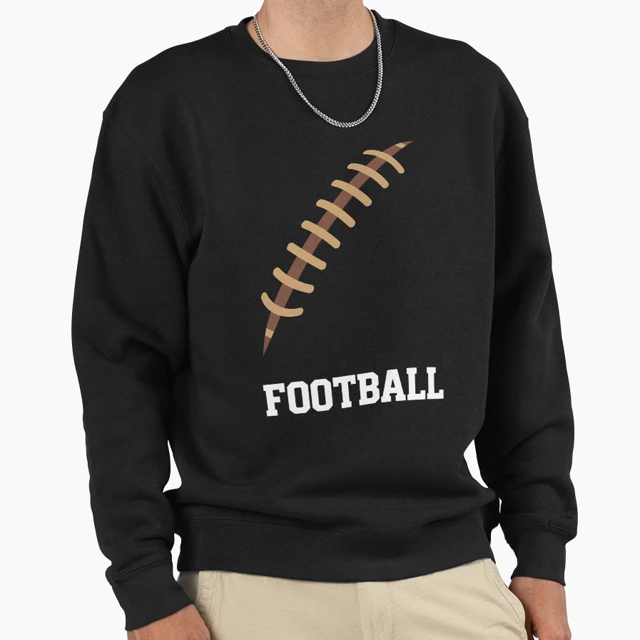 Football Sweatshirt - Fun Novelty Design for Adults - T-Shirt, Sweatshirt, Hoodie