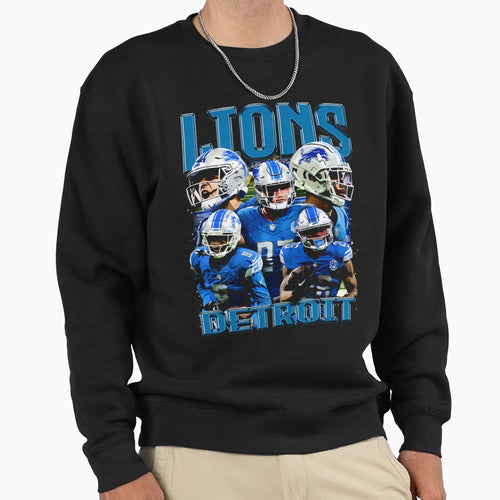 Detroit Team Bootleg Sweatshirt - Streetwear Style Men Women - T-Shirt, Sweatshirt, Hoodie
