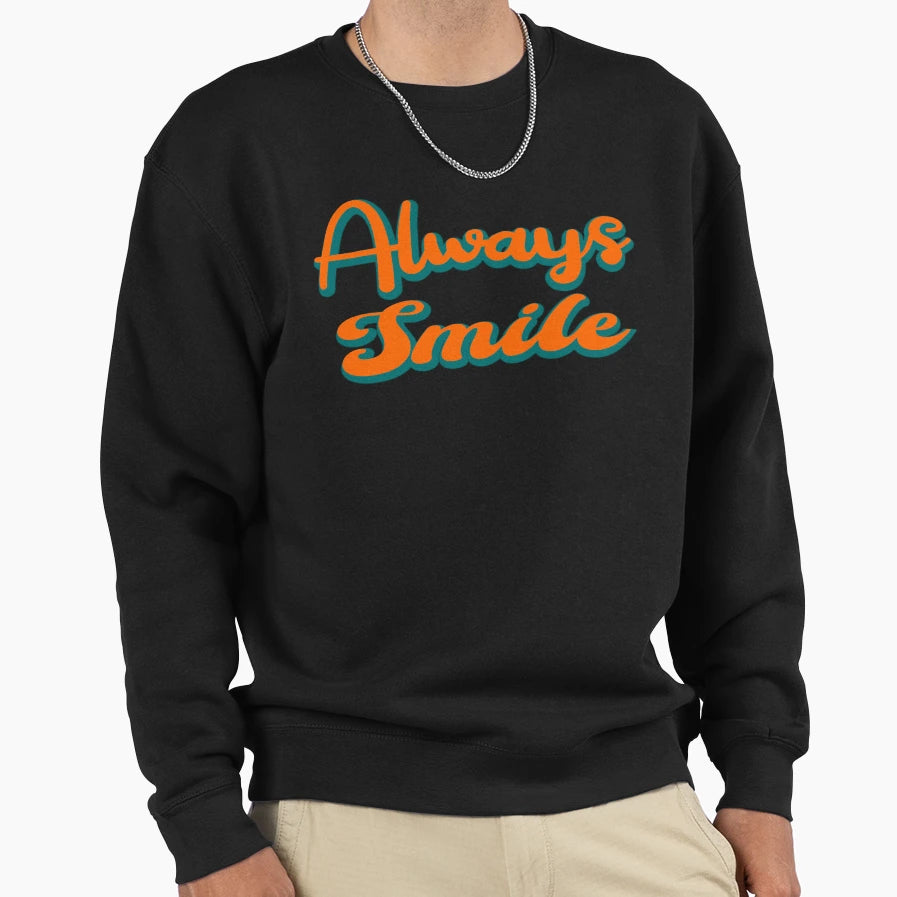 Smile Its Free Therapy Sweatshirt - Streetwear Style Unisex - T-Shirt, Sweatshirt, Hoodie