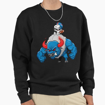 Buffalo And Snoopy Bills Sweatshirt - Casual Everyday Wear Men Women - T-Shirt, Sweatshirt, Hoodie
