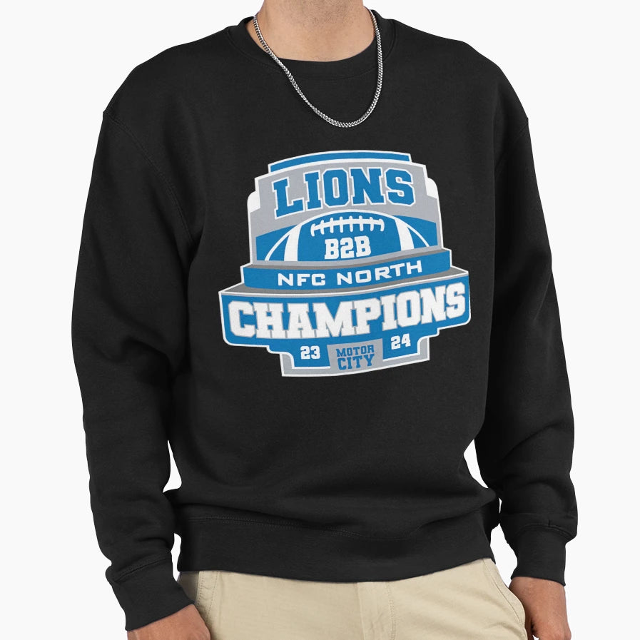 Football Detroit Lions Sweatshirt - Casual Everyday Wear Men Women - T-Shirt, Sweatshirt, Hoodie