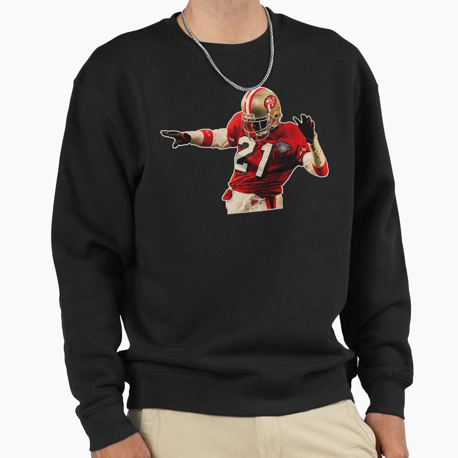 Deion Sanders San Francisco 49Ers Fan Sweatshirt - Trendy Graphic Men Women - T-Shirt, Sweatshirt, Hoodie