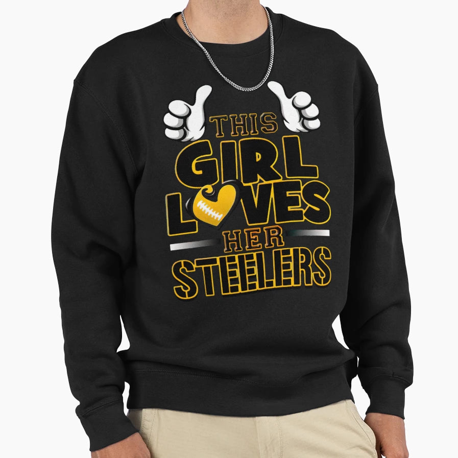 Art Pittsburgh Steelers Sweatshirt - Minimalist Print for Adults - T-Shirt, Sweatshirt, Hoodie