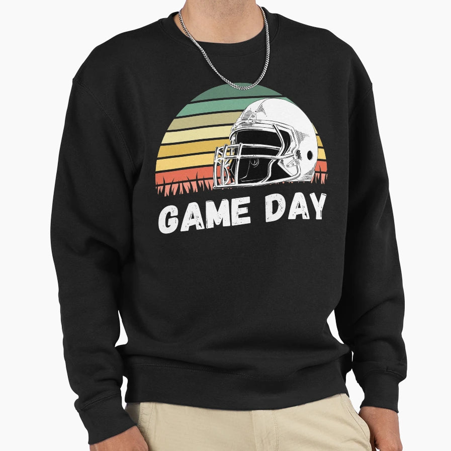 Game Day Football Sweatshirt - Novelty Apparel for Adults - T-Shirt, Sweatshirt, Hoodie