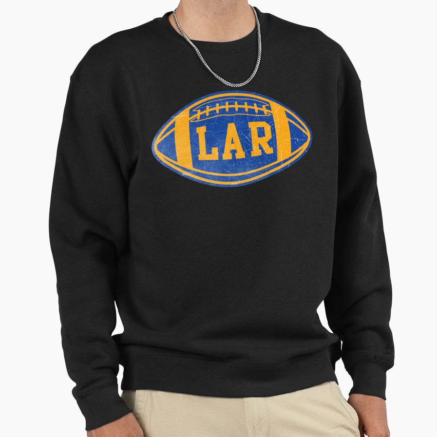 Los Angeles Throwback Football Sweatshirt - Graphic Print for Adults - T-Shirt, Sweatshirt, Hoodie