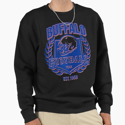 Buffalo Football Team Est 1959 Sports Sweatshirt - Graphic Print for Adults - T-Shirt, Sweatshirt, Hoodie