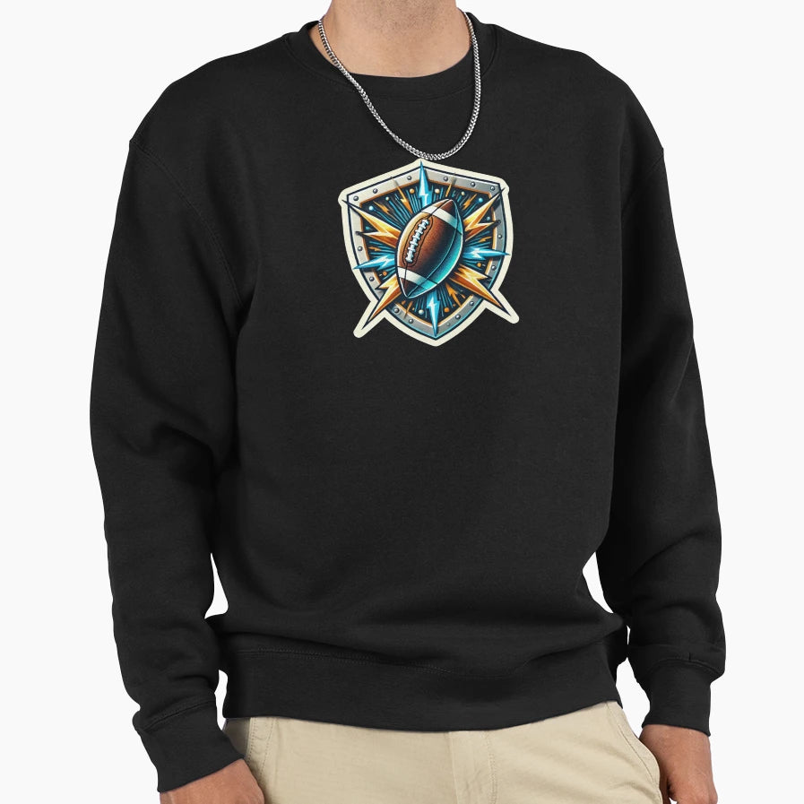 Los Angeles Chargers Shield Sweatshirt - Custom Art Print Unisex - T-Shirt, Sweatshirt, Hoodie
