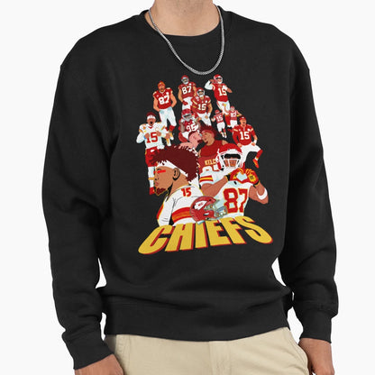 Art Kansas City Chiefs Sweatshirt - Unique Graphic Unisex - T-Shirt, Sweatshirt, Hoodie