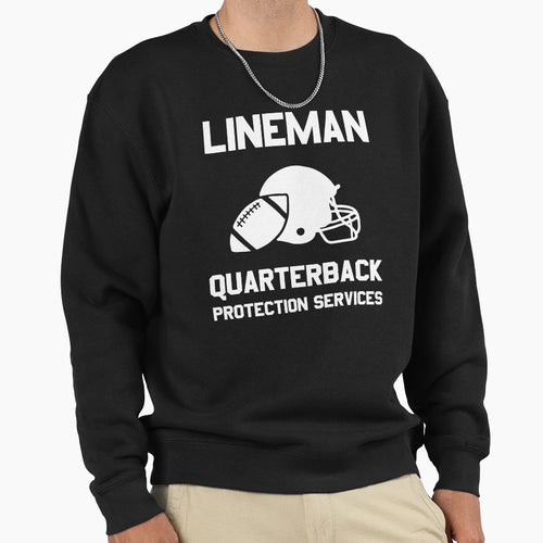 Football Lineman Player Funny Sweatshirt - Custom Art Print Unisex - T-Shirt, Sweatshirt, Hoodie