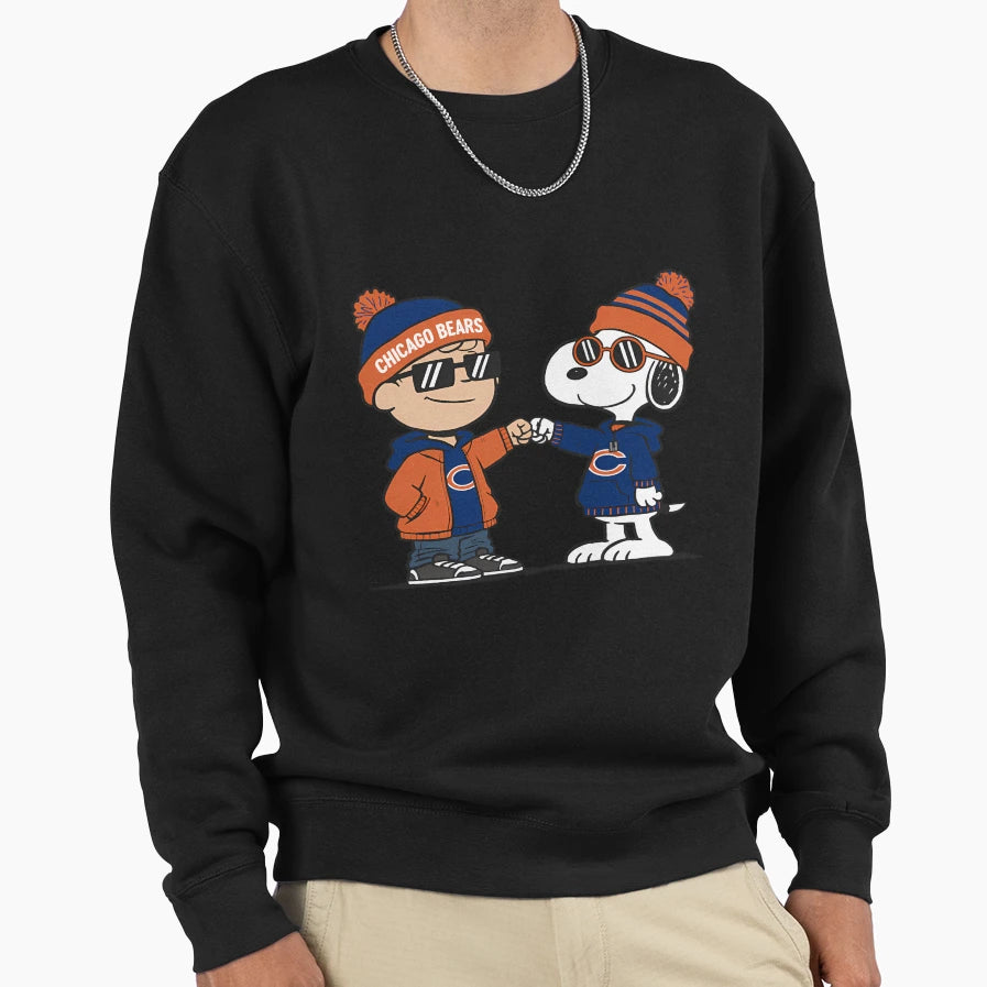 Snoopy And Charlie Brown Chicago Sweatshirt - Aesthetic Graphic Unisex - T-Shirt, Sweatshirt, Hoodie