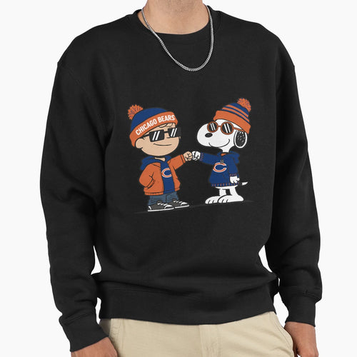 Snoopy And Charlie Brown Chicago Sweatshirt - Aesthetic Graphic Unisex - T-Shirt, Sweatshirt, Hoodie