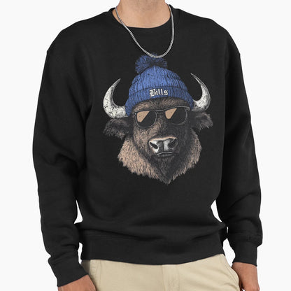 Ornate Buffalo Bills S Streetwear Sweatshirt - Trendy Graphic for Adults - T-Shirt, Sweatshirt, Hoodie