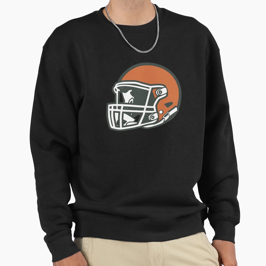 Football Helmet Sweatshirt - Trendy Graphic for Adults - T-Shirt, Sweatshirt, Hoodie