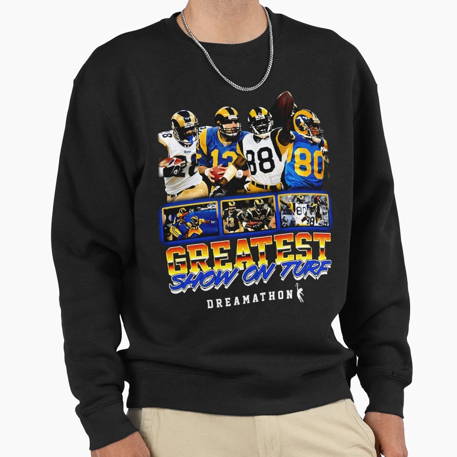 Greatest Show Turf Dreams Sweatshirt - Casual Everyday Wear for Adults - T-Shirt, Sweatshirt, Hoodie