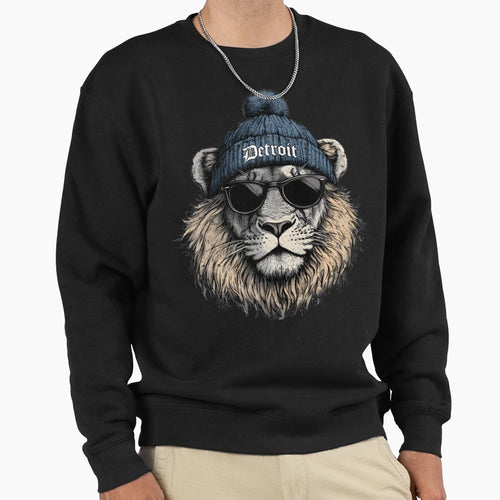Opulent Det Roit Lions Sweatshirt - Casual Everyday Wear for Adults - T-Shirt, Sweatshirt, Hoodie