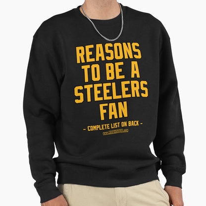 No Reasons To Be Pittsburgh Steelers Sweatshirt - Streetwear Style Unisex - T-Shirt, Sweatshirt, Hoodie