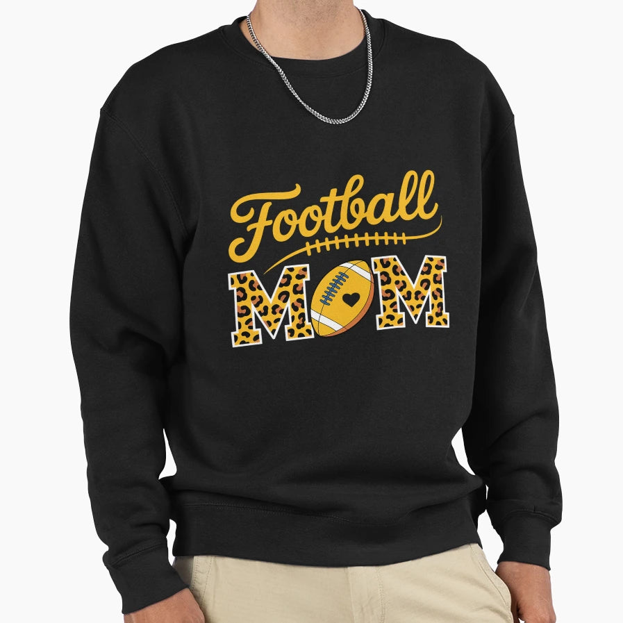 Leopard Royal Blue And Yellow Sweatshirt - Aesthetic Graphic for Adults - T-Shirt, Sweatshirt, Hoodie