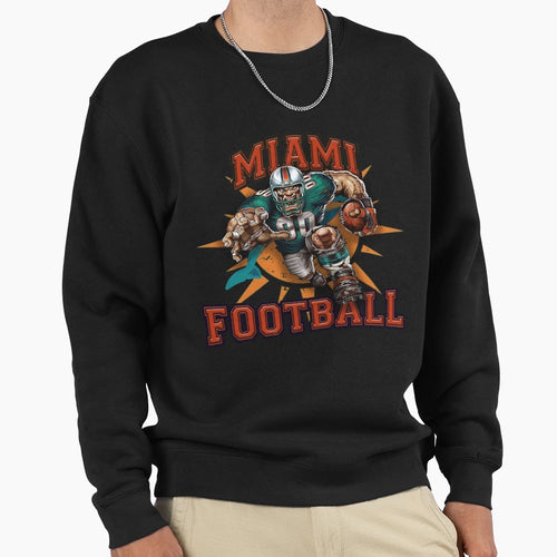 Miami Football Sweatshirt - Novelty Apparel Men Women - T-Shirt, Sweatshirt, Hoodie