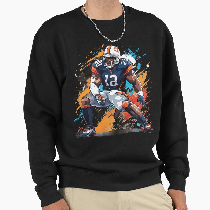 American Football Tight End Sweatshirt - Unique Graphic Men Women - T-Shirt, Sweatshirt, Hoodie