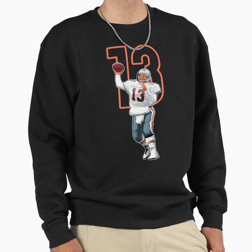 Dan Marino Miami 13 Number Sweatshirt - Custom Art Print Men Women - T-Shirt, Sweatshirt, Hoodie
